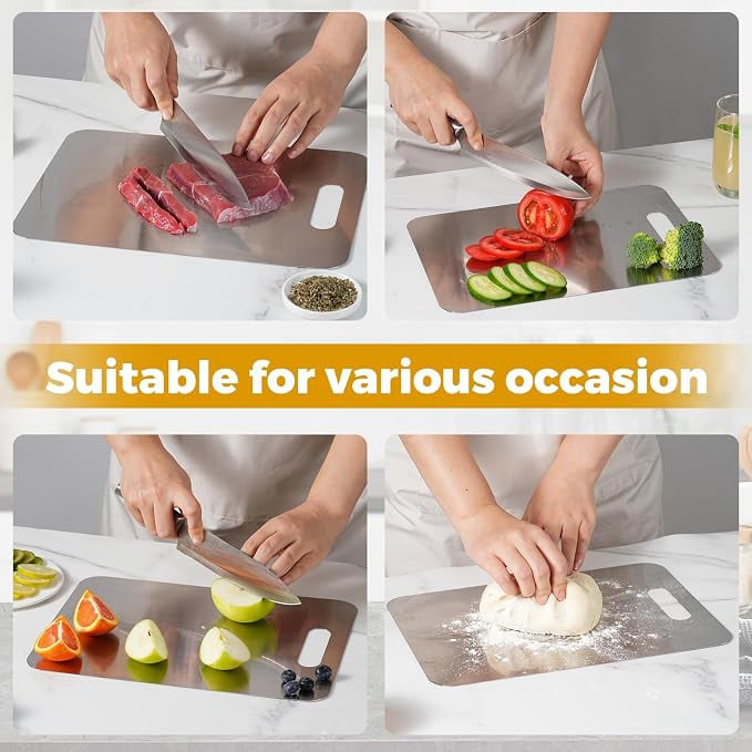 100% Pure Titanium Cutting Boards for Kitchen